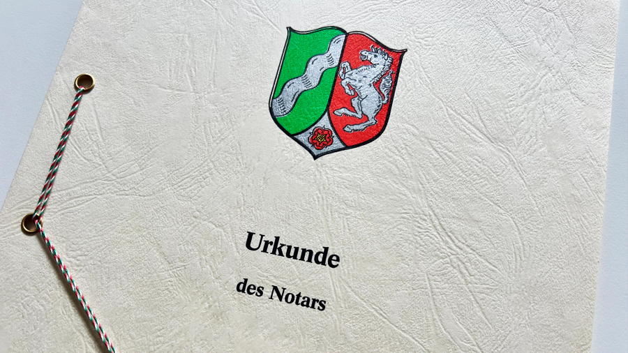 Urkunde Notar