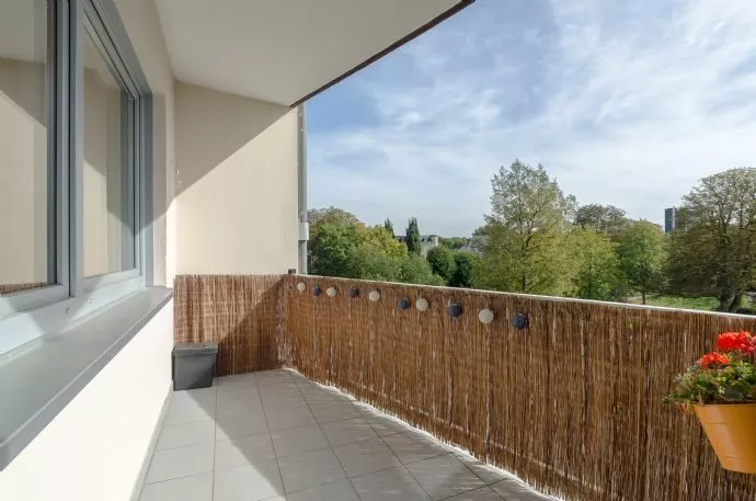 Immobilienangebot - Hamm - Wohnungen - Stadtnahe 2-Zimmer-Wohnung mit Balkon und tollem Ausblick - Ideal für Studenten