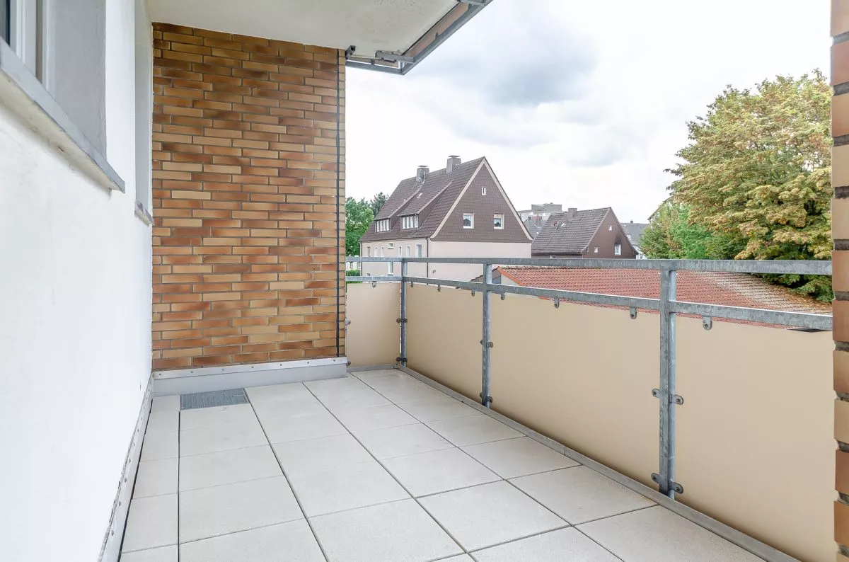 Immobilienangebot - Hamm - Wohnungen - 2-Zimmer-Wohnung mit Loggia in zentraler Lage