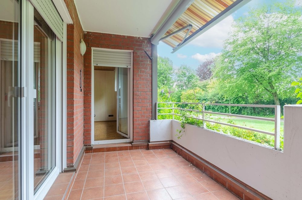 Immobilienangebot - Hamm - Wohnungen - Erdgeschoss-Wohnung mit Loggia und PKW-Stellplatz