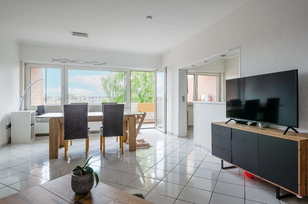 Immobilienangebot - Hamm - Wohnungen - Großzügige und helle Dachgeschoss-Wohnung mit Stellplatz in fußläufiger Nähe zum Datteln-Hamm-Kanal