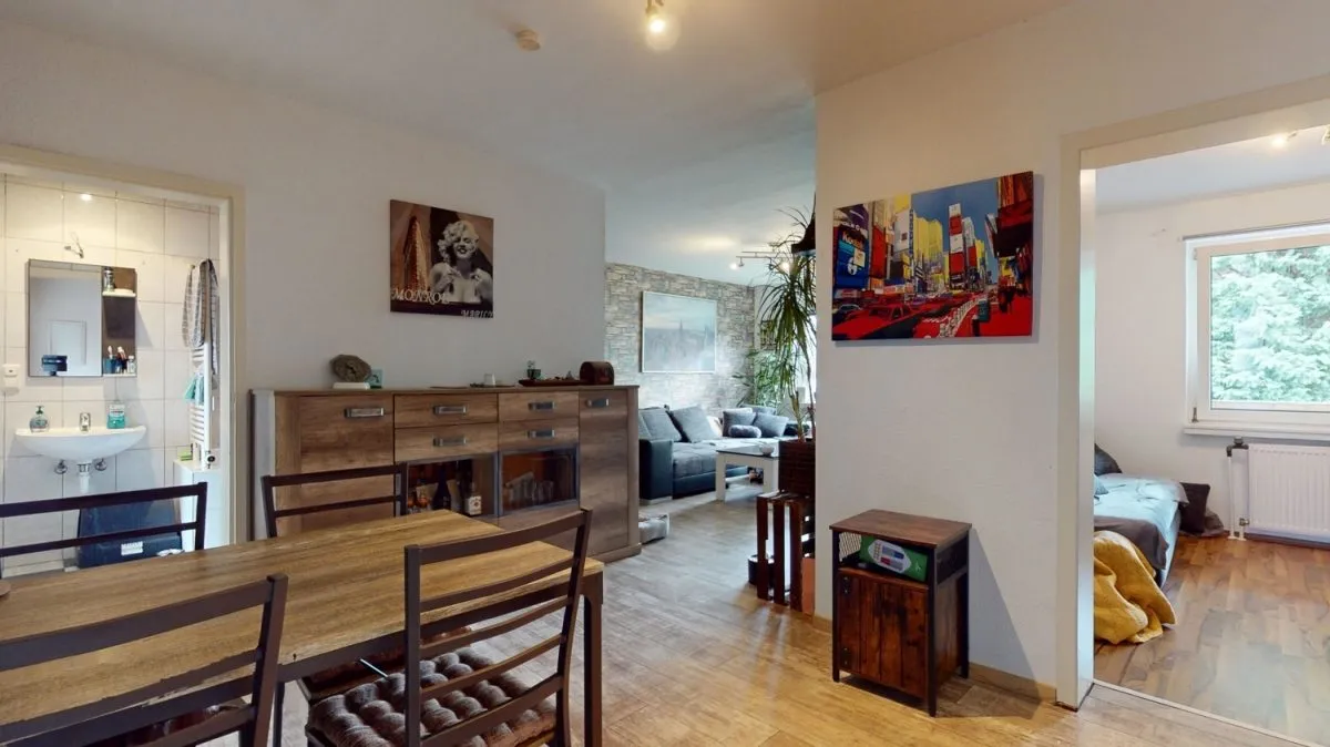 Immobilienangebot - Hamm - Wohnungen - Provisionsfrei für Käufer: 3-Zimmer-Wohnung mit Loggia und Stellplatz zur Kapitalanlage