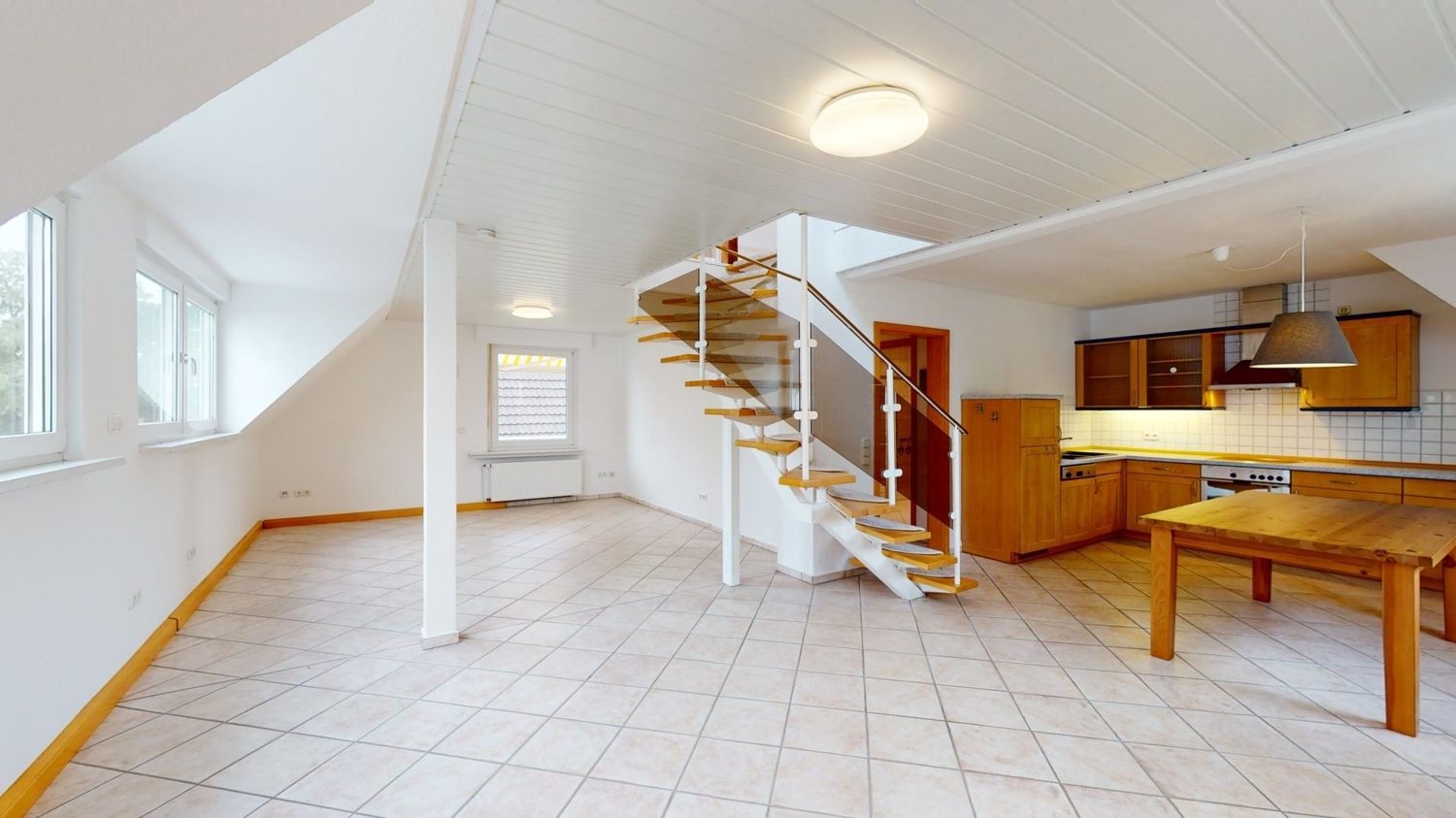Immobilienangebot - Hamm - Wohnungen - Kurzfristig beziehbar: Maisonette-Wohnung in Hamm-Werries mit Einbauküche