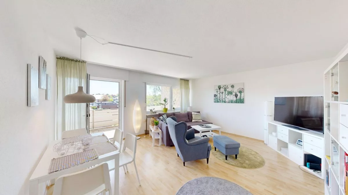 Immobilienangebot - Hamm - Wohnungen - Gepflegte 3-Zimmer-Wohnung mit Balkon und Garage in Hamm-Rhynern