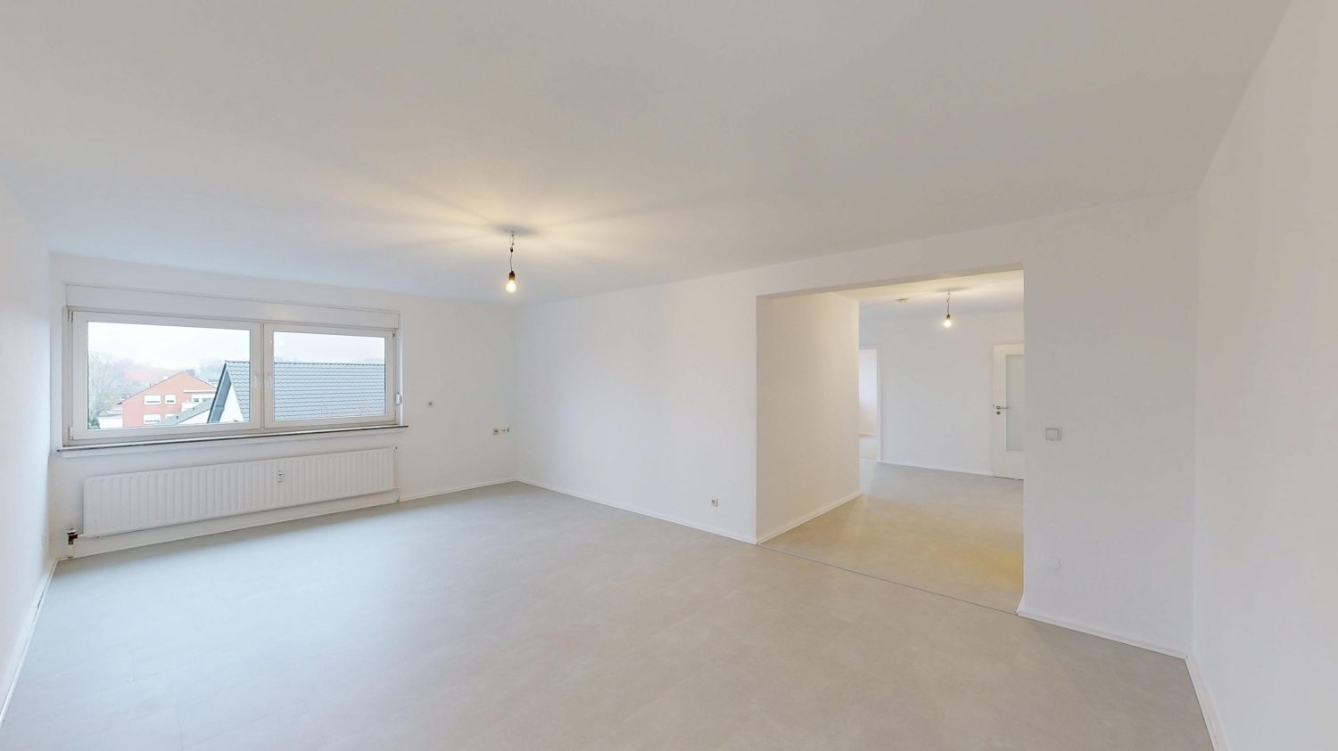 Immobilienangebot - Hamm - Wohnungen - Frisch renovierte 3-Zimmer-Wohnung mit neuer Einbauküche und Balkon in Hamm-Wiescherhöfen