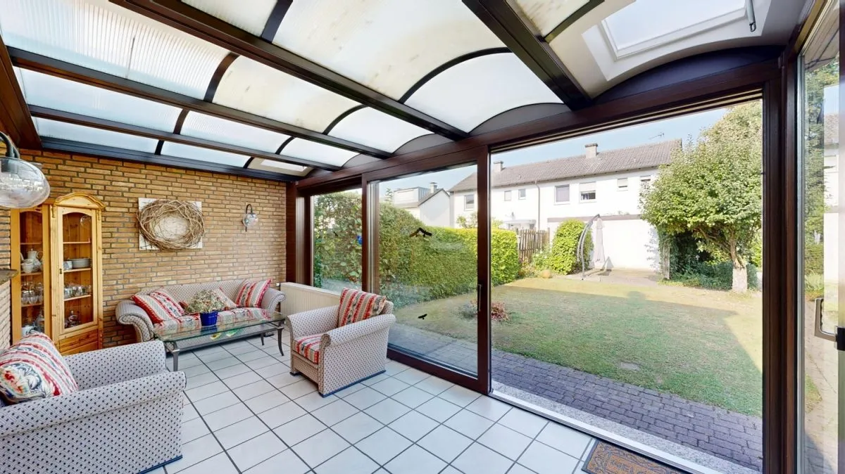 Immobilienangebot - Hamm - Häuser - Provisionsfrei für Käufer: Reihenendhaus für Familien, mit Wintergarten und Garage in Hamm-Rhynern