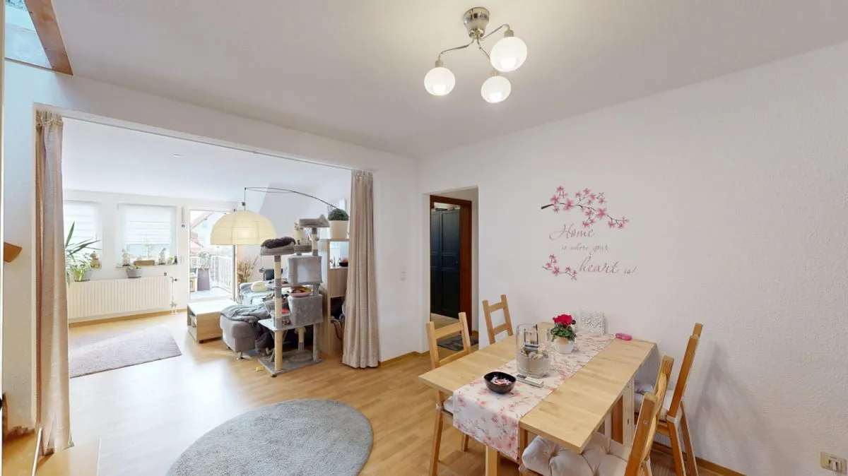 Immobilienangebot - Hamm - Wohnungen - Provisionsfrei für Käufer: Maisonette-Wohnung mit Balkon und Tiefgaragenplatz in Hamm-Ostwennemar