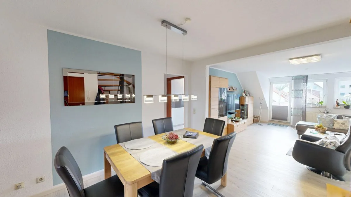 Immobilienangebot - Hamm - Wohnungen - Provisionsfrei für Käufer: Maisonette-Wohnung mit Balkon und Tiefgaragenplatz in Hamm-Ostwennemar