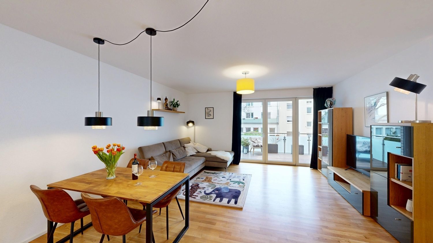 Immobilienangebot - Hamm - Wohnungen - Provisionsfrei für Käufer: Moderne 3-Zimmer-Wohnung mit Balkon und Garagenstellplatz in Hamm-Mitte