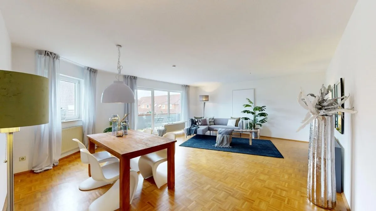 Immobilienangebot - Hamm - Wohnungen - Provisionsfrei für Käufer: 3-Zimmer-Eigentumswohnung mit Balkon und Garage in Hamm-Ostwennemar